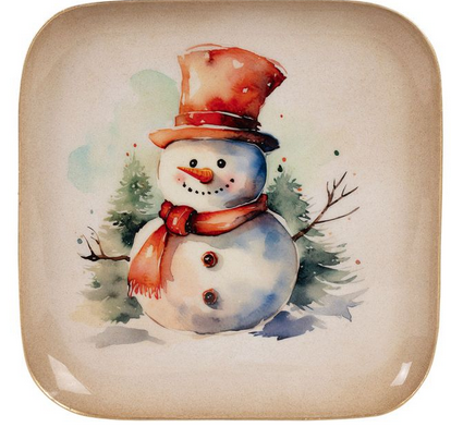 plateau carr bonhomme de noel (r19757)